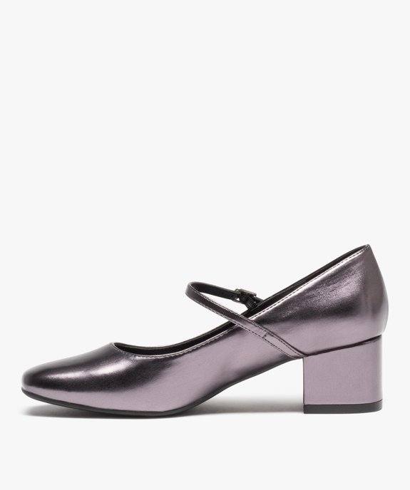 Babies femme vernies à talon moyen vue3 - GEMO(URBAIN) - GEMO