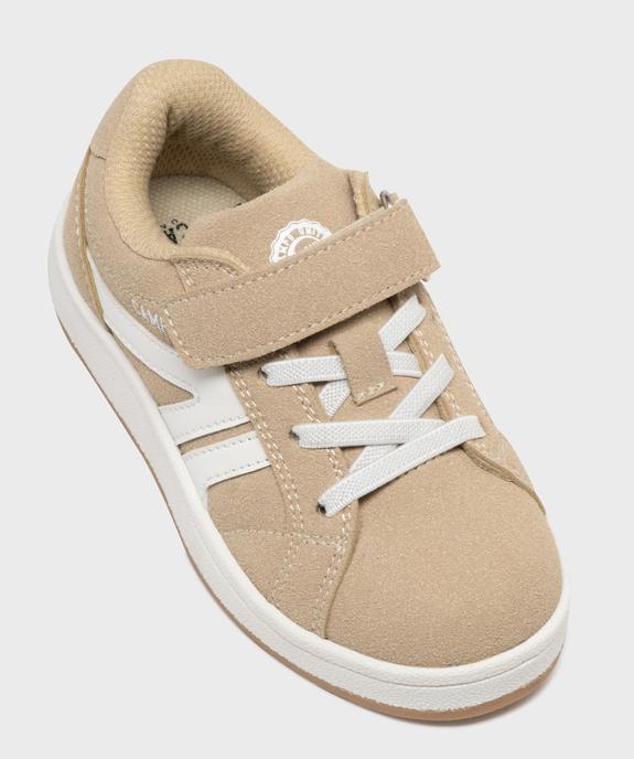 Baskets bicolores à scratch garçon - Camps United vue5 - CAMPS - GEMO