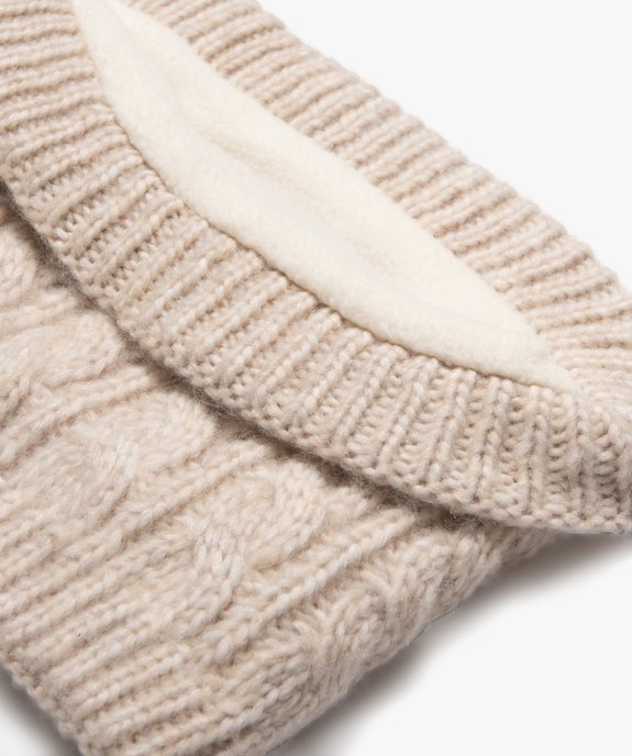 Echarpe snood doublée polaire bébé vue2 - GEMO(BEBE DEBT) - GEMO