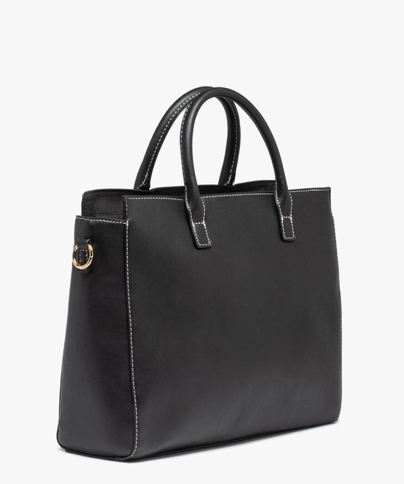 Sac femme porté main avec rabat fantaisie vue2 - GEMO (ACCESS) - GEMO