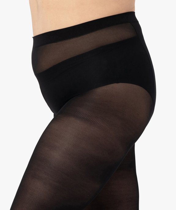 Collant femme grande taille semi-opaque  vue2 - GEMO(HOMWR FEM) - GEMO