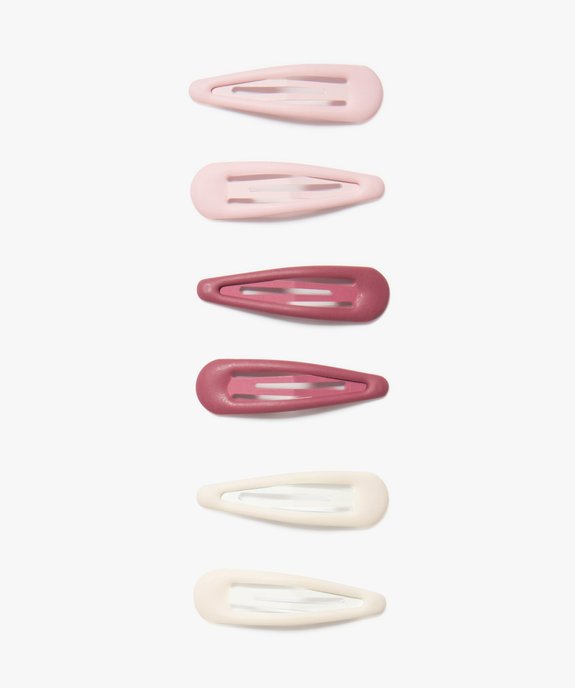 Barrettes à cheveux cli-clac fille (lot de 6) vue1 - GEMO (ACCESS) - GEMO