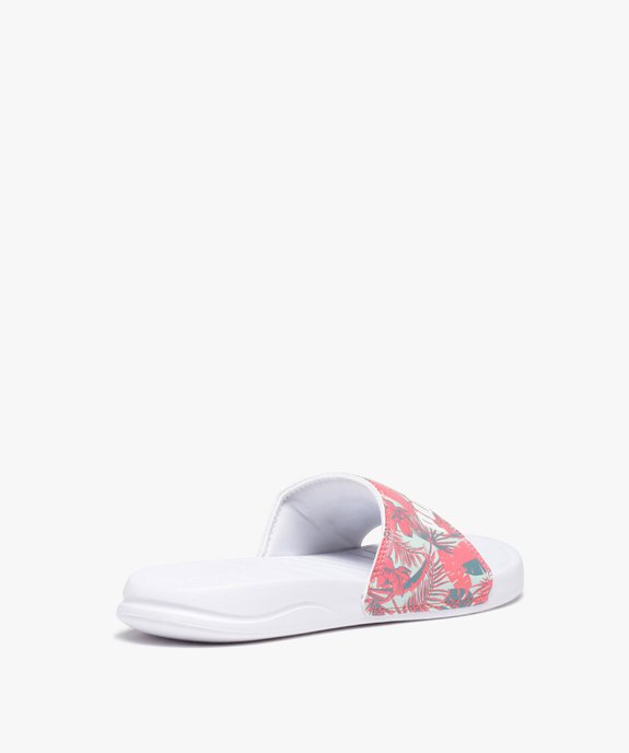 Mules piscine à bandeau avec imprimé estival Popcat 20 - Puma vue4 - PUMA - GEMO