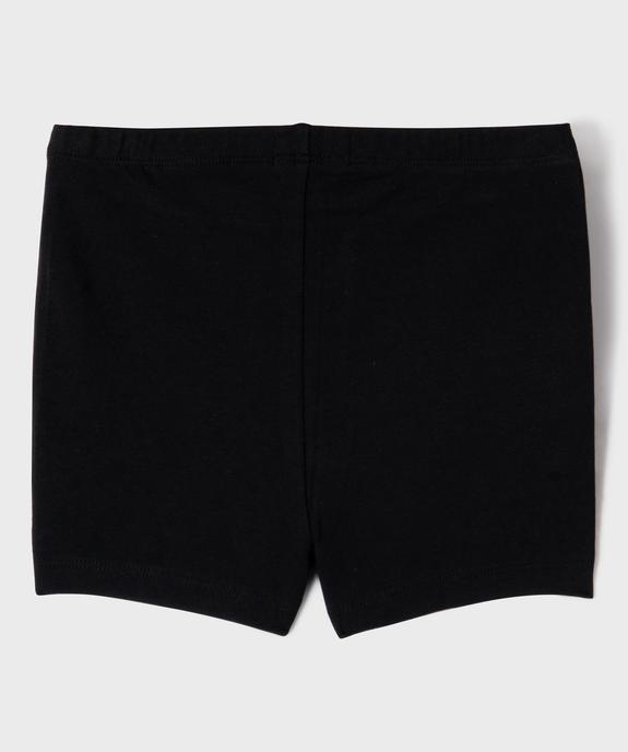 Short moulant en coton stretch fille vue3 - GEMO 4G FILLE - GEMO