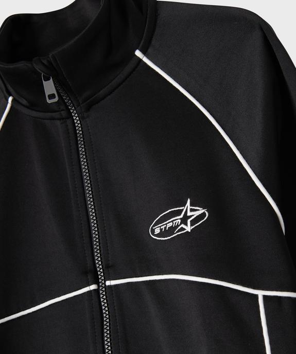 Sweat de sport à col montant en matière sport garçon vue2 - GEMO (JUNIOR) - GEMO