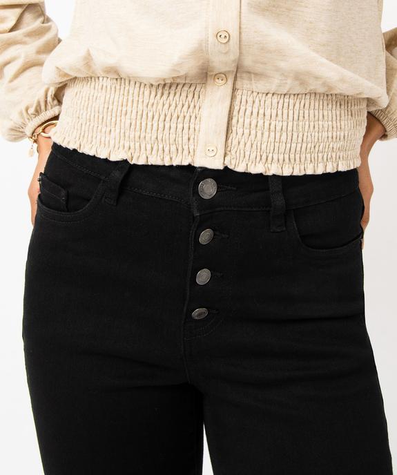 Jean skinny extensible taille haute femme vue2 - GEMO 4G FEMME - GEMO