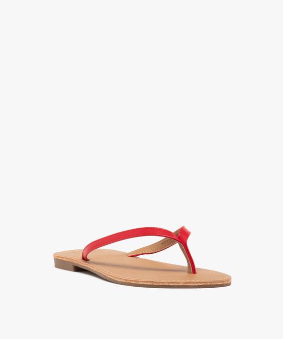Tongs femme à petit talon plat et lanières fines - Valentina Baldano vue2 - VALENTINA BALDA - GEMO