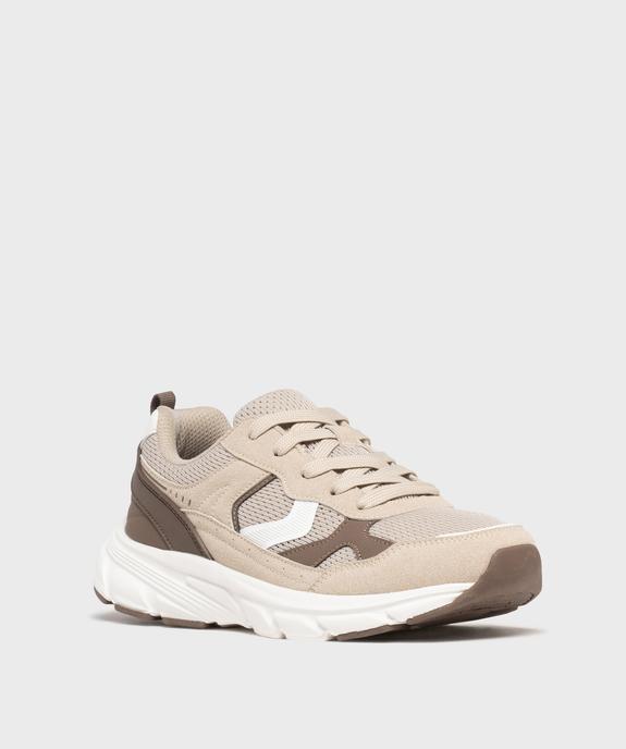 Baskets en mesh avec épaisse semelle garçon - 5 Miles vue2 - 5 MILES - GEMO