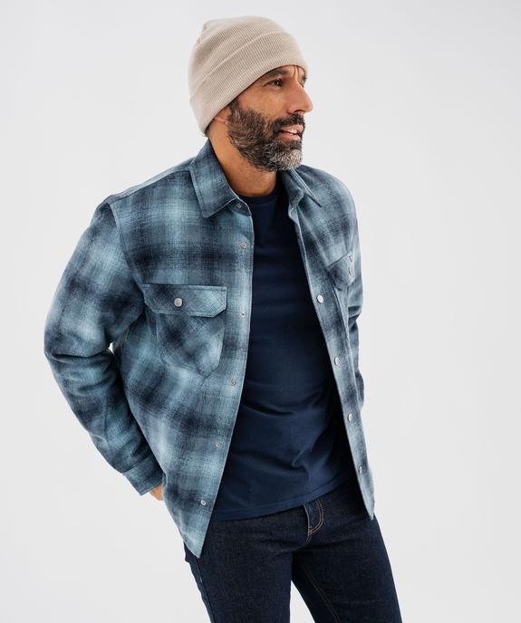 Sur-chemise à carreaux avec doublure matelassée homme - Roadsign - ROADSIGN D Sur-chemise à carreaux avec doublure matelassée homme - Roadsign vue2 - ROADSIGN D - GEMO