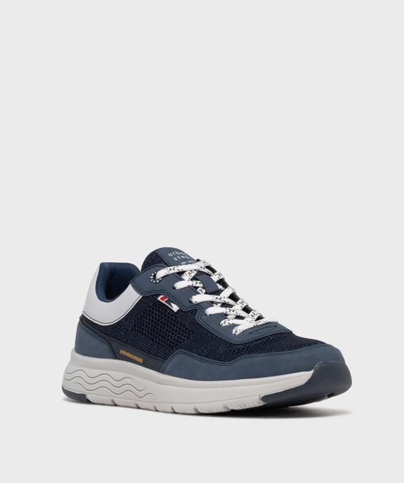 Baskets de running en mesh ajouré homme - Urban Steps vue2 - URBAN STEPS GEMO FOR GOOD - GEMO