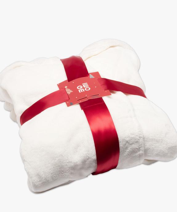 Peignoir en velours avec capuche femme vue7 - GEMO(HOMWR FEM) - GEMO