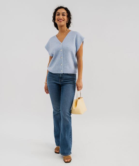 Gilet sans manches coupe oversize femme vue4 - GEMO(FEMME PAP) - GEMO