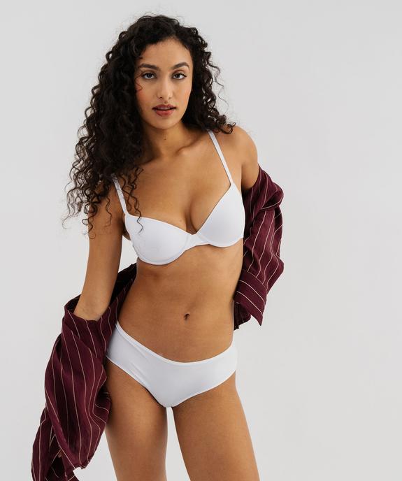 Shorty en microfibre et dentelle femme (lot de 2) vue3 - GEMO(HOMWR FEM) - GEMO