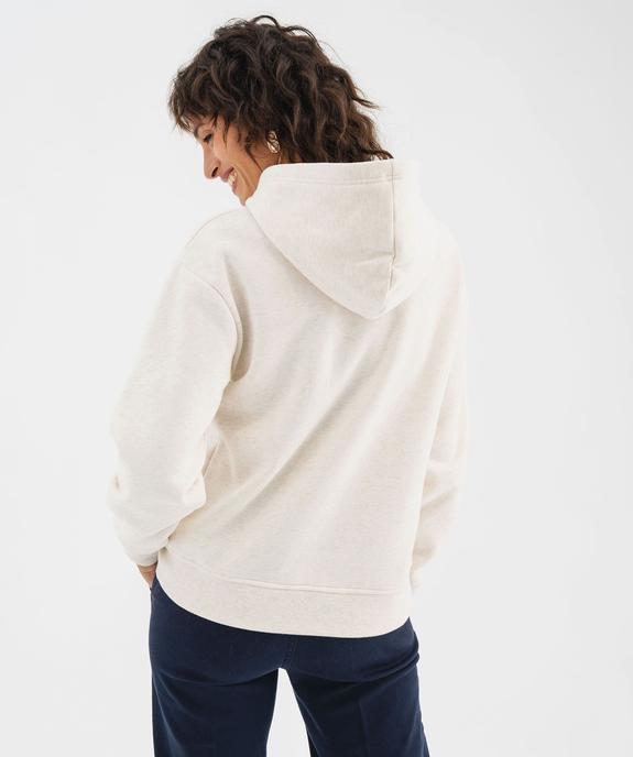 Sweat à capuche avec broderie femme - LuluCastagnette - LULU CASTAGNETTE GEMO FOR GOOD Sweat à capuche avec broderie femme - LuluCastagnette vue3 - LULU CASTAGNETTE GEMO FOR GOOD - GEMO