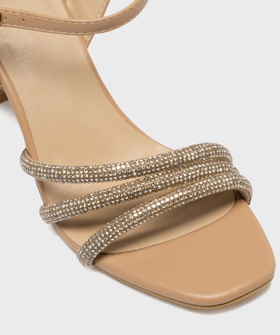 Sandales à talon avec brides à strass femme - Valentina Baldano vue6 - VALENTINA BALDA - GEMO