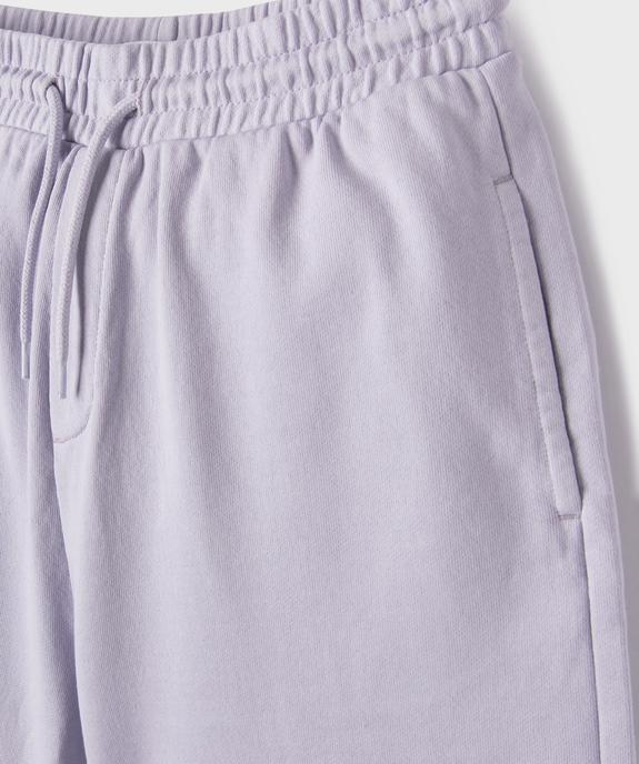 Bermuda en maille French Terry coupe ample garçon vue2 - GEMO 4G GARCON - GEMO