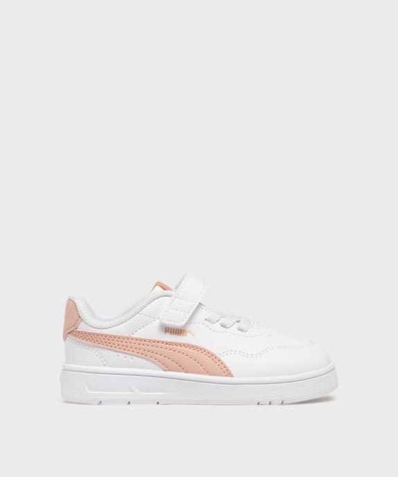 Baskets Court Lally AC fermeture scratch fille - Puma vue1 - PUMA - GEMO