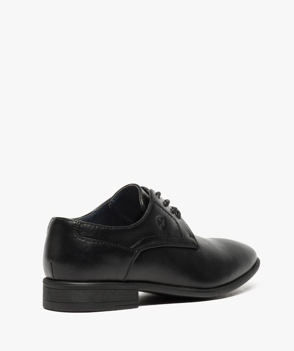 Derbies garçon unies à lacets vue4 - GEMO (ENFANT) - GEMO