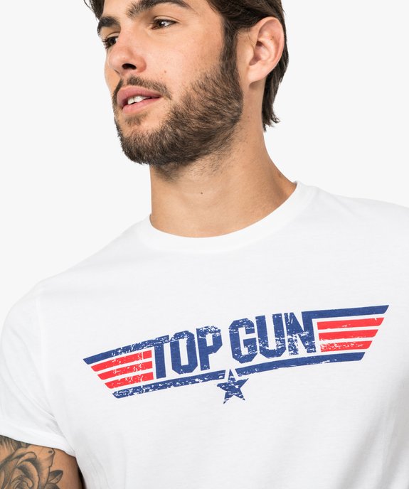 Tee-shirt homme à manches courtes imprimé Top Gun vue2 - TOP GUN - GEMO