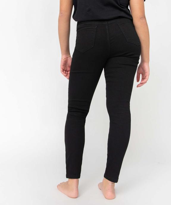 Jegging femme taille normale  vue3 - GEMO 4G FEMME - GEMO