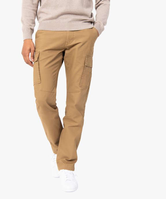 Pantalon homme baggy avec bas ajustable vue2 - GEMO (HOMME) - GEMO