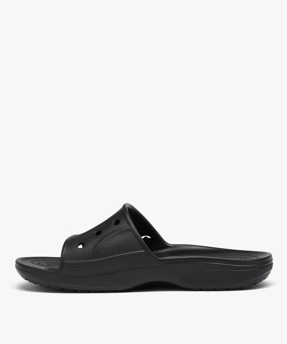Mules de piscine homme unies avec bandeau perforé - Crocs vue3 - CROCS - GEMO