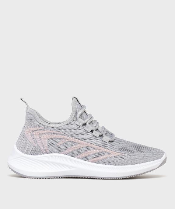 Baskets basses running en mesh à lacets femme - Valentina Baldano vue1 - VALENTINA BALDA - GEMO