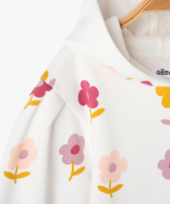 Robe sweat en maille douillette imprimée bébé fille  vue2 - GEMO 4G BEBE - GEMO