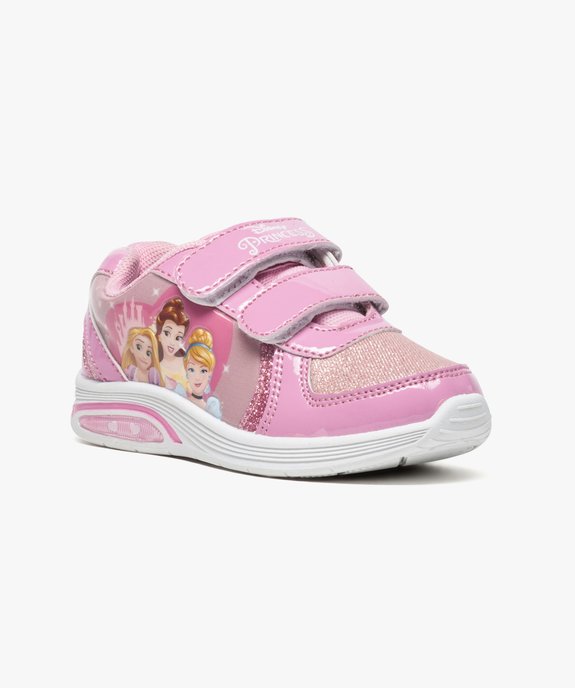 Baskets à scratch avec semelle lumineuse - Princesses Disney vue2 - DISNEY PRINCESS - GEMO