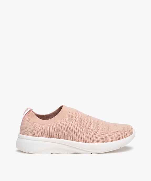 Baskets fille en maille unie style socquettes vue1 - GEMO (ENFANT) - GEMO