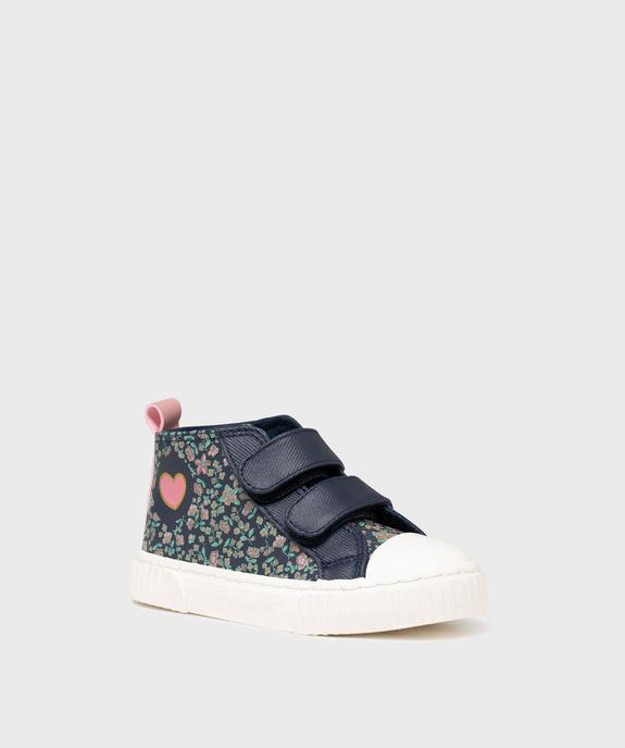 Baskets montantes en toile enduite à motifs fleuris fille - Lovely Wings vue3 - LOVELY WINGS GEMO FOR GOOD - GEMO