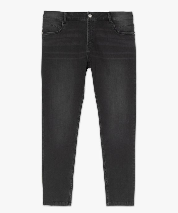 Jean femme grande taille coupe Slim 4 poches extensible vue4 - GEMO (G TAILLE) - GEMO