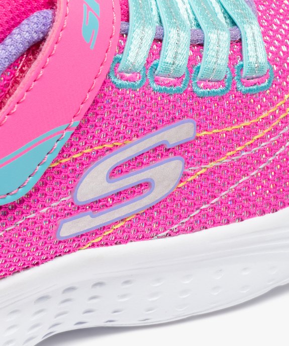 Baskets fille en mesh et fils brillants – Skechers Snap Sprints vue6 - SKECHERS - GEMO