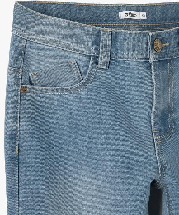 Jean garçon coupe regular taille ajustable vue2 - GEMO 4G GARCON - GEMO