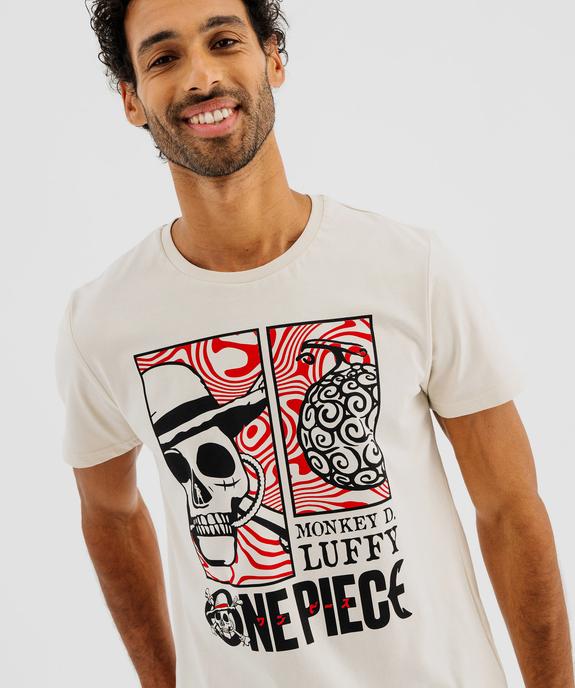 Pyjashort bicolore motif manga homme - One Piece vue2 - ONE PIECE - GEMO