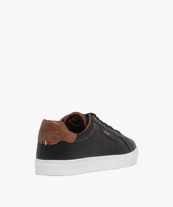 Baskets basses à lacets avec semelle contrastante homme - Lee Cooper vue4 - LEE COOPER - GEMO