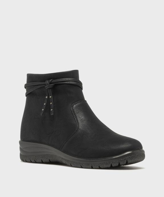 Boots confort à talon compensé femme vue2 - G'FLEX - GEMO