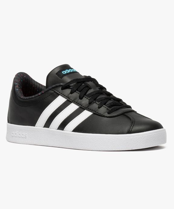 Tennis basse lacée à bandes contrastantes - Adidas Gazelle VL Court vue2 - ADIDAS - GEMO