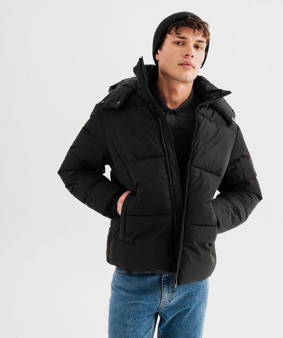 Doudoune à capuche et col montant homme vue1 - GEMO 4G HOMME - GEMO
