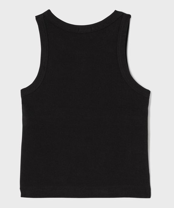 Débardeur court avec brassière intégrée fille vue3 - GEMO 4G FILLE - GEMO