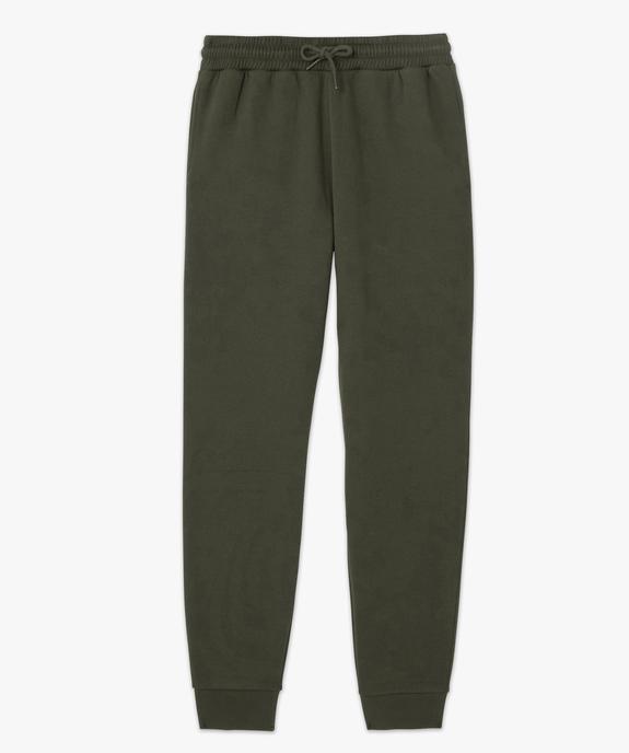 Pantalon de jogging molletonné homme vue4 - GEMO 4G HOMME - GEMO