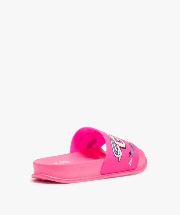 Mules de piscine fille « girl power »  vue4 - GEMO (ENFANT) - GEMO
