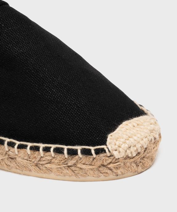 Espadrilles classiques en coton et corde femme vue6 - GEMO (PLAGE) - GEMO