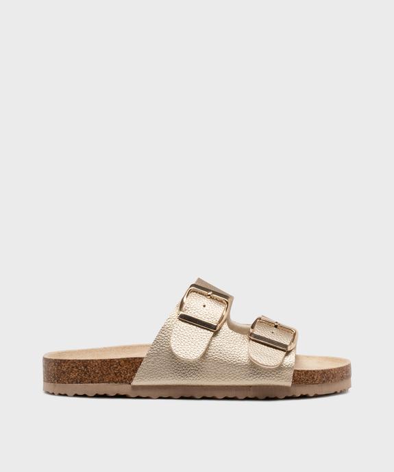 Mules ouvertes 2 brides en matière métallisée fille - Lovely Wings vue1 - LOVELY WINGS - GEMO