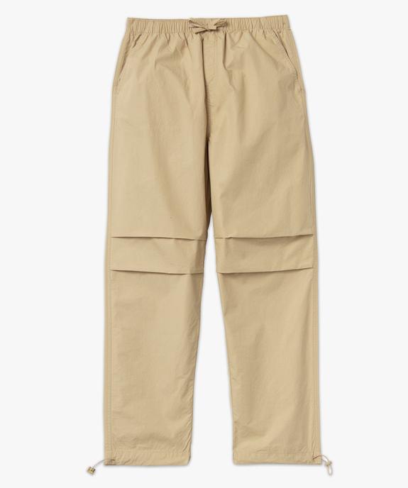 Pantalon parachute ajustable à la taille et aux chevilles homme vue4 - GEMO 4G HOMME - GEMO
