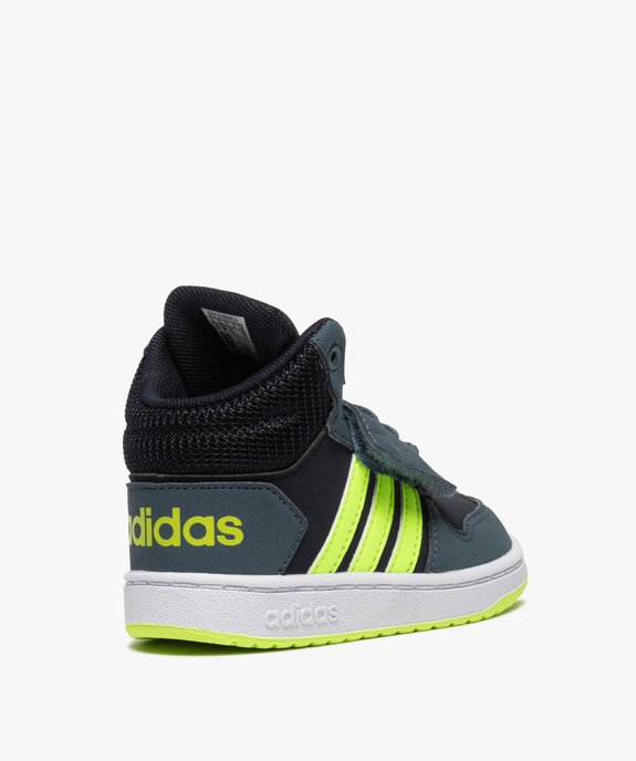 Baskets bébé garçon semi-montantes – Adidas Hoops Mid vue4 - ADIDAS - GEMO