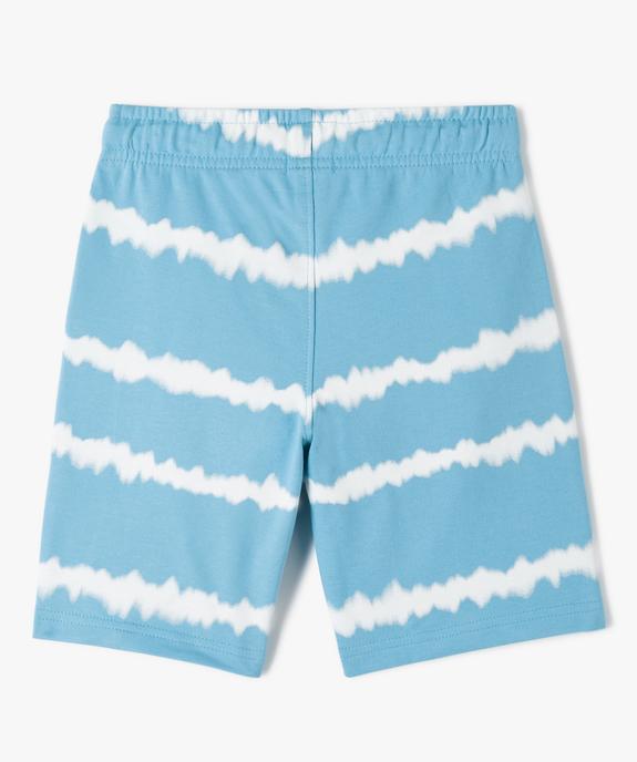 Bermuda garçon en maille à taille élastiquée vue3 - GEMO (ENFANT) - GEMO