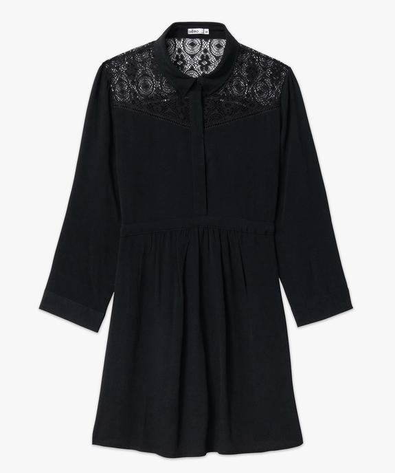 Blouse de grossesse fluide avec dentelle à manches ¾ vue4 - GEMO(FEMME PAP) - GEMO