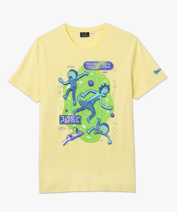 Tee-shirt homme à manches courtes motif XXL - Rick and Morty vue4 - RICK ET MORTY - GEMO