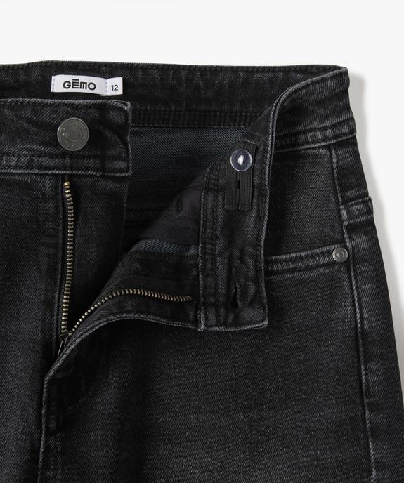 Bermuda garçon en denim stretch vue3 - GEMO (JUNIOR) - GEMO